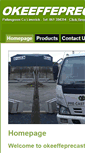 Mobile Screenshot of okeeffeprecastconcrete.ie